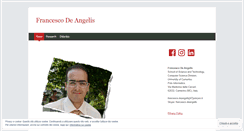 Desktop Screenshot of francescodeangelis.org